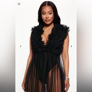 Fashion Nova Always A Party Tulle Maxi Dress
